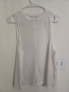 Varley White Sleeveless Tank Top